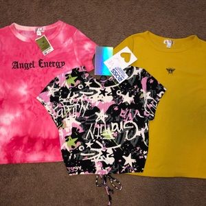 3 PIECE (NEVER WORN) TEE SHIRT LOT WITH TAGS